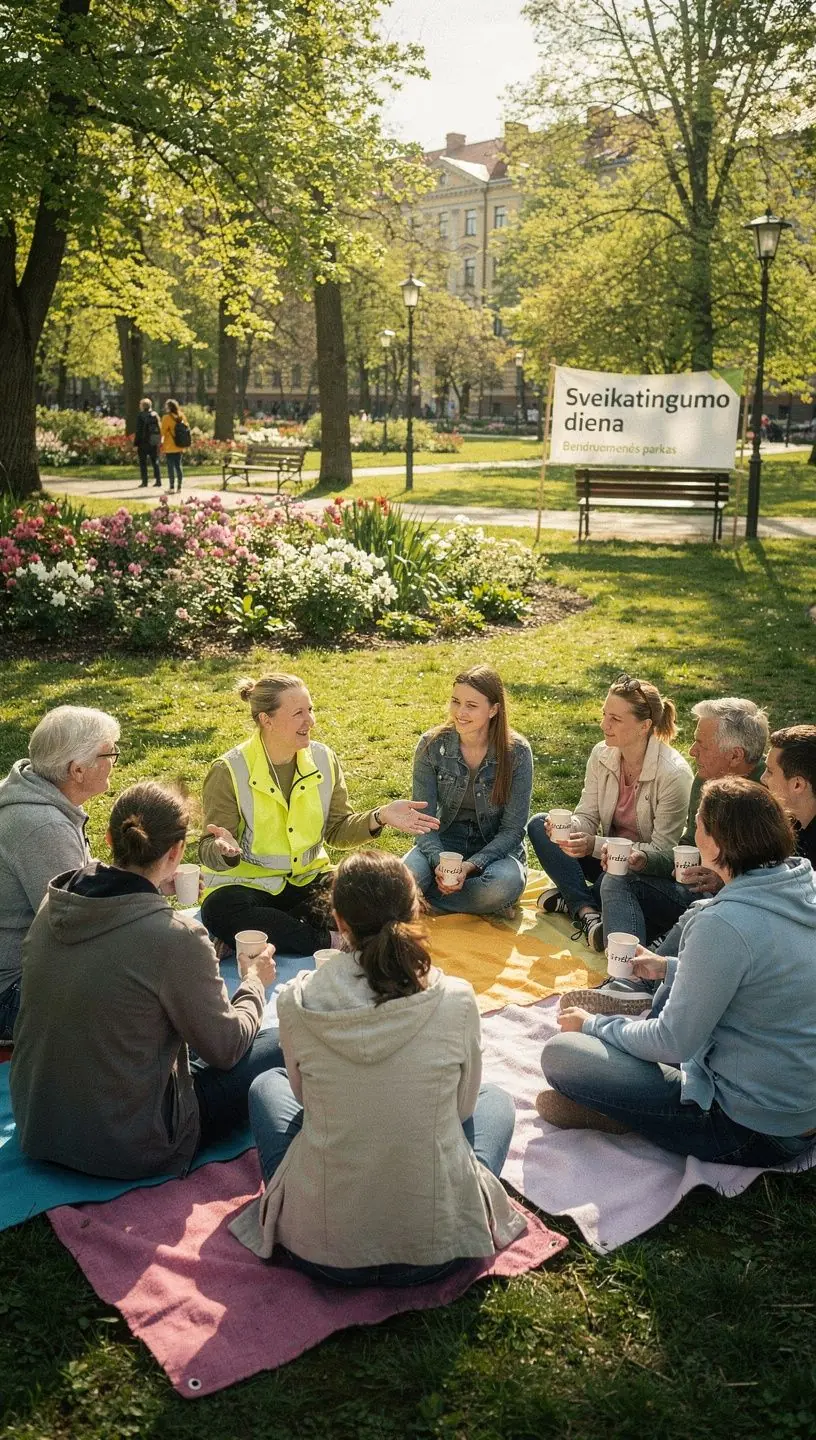 Puodelis arbatos su kmynų sėklomis, patiekiamas ant medinės stalo.