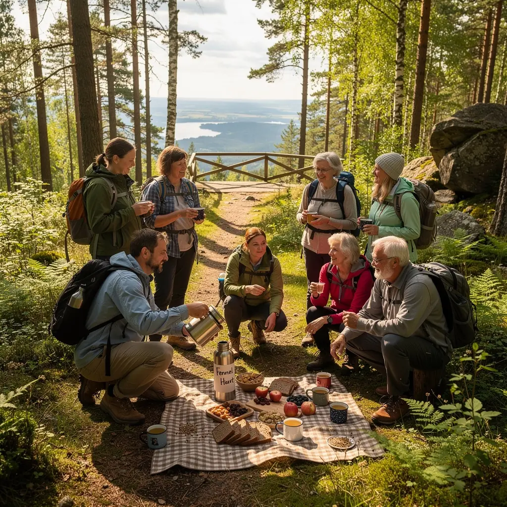 Šilta arbata širdies formos puodelyje, išskirtinė skonių harmonija.
