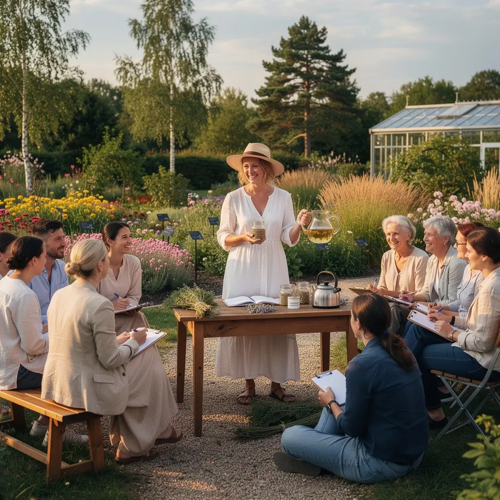Arbatos ingredientai: bet kurioje kompozicijoje matomos žolelės.