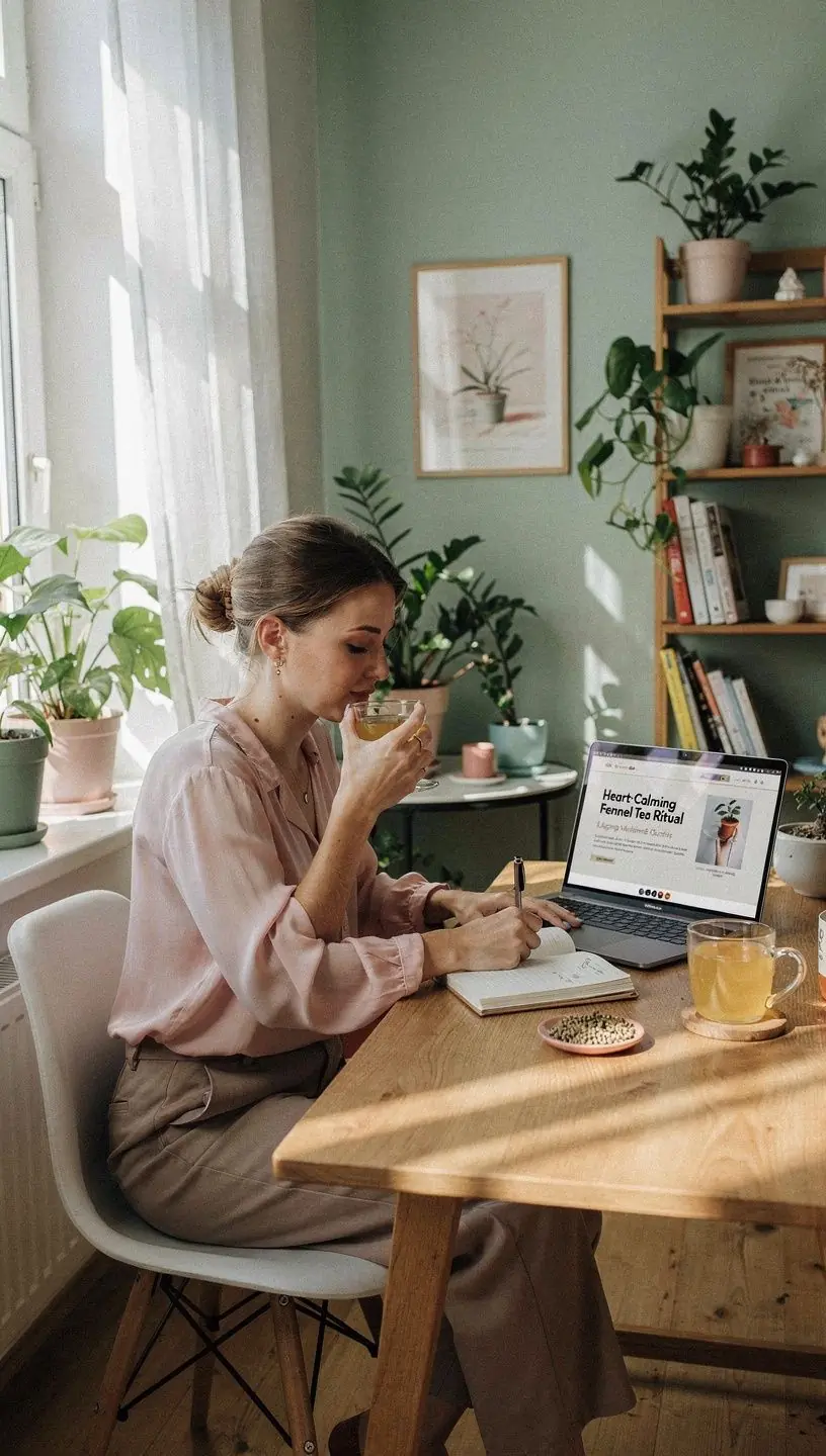 Atpalaiduojanti arbata, patiekiama su citrinos griežinėliais.