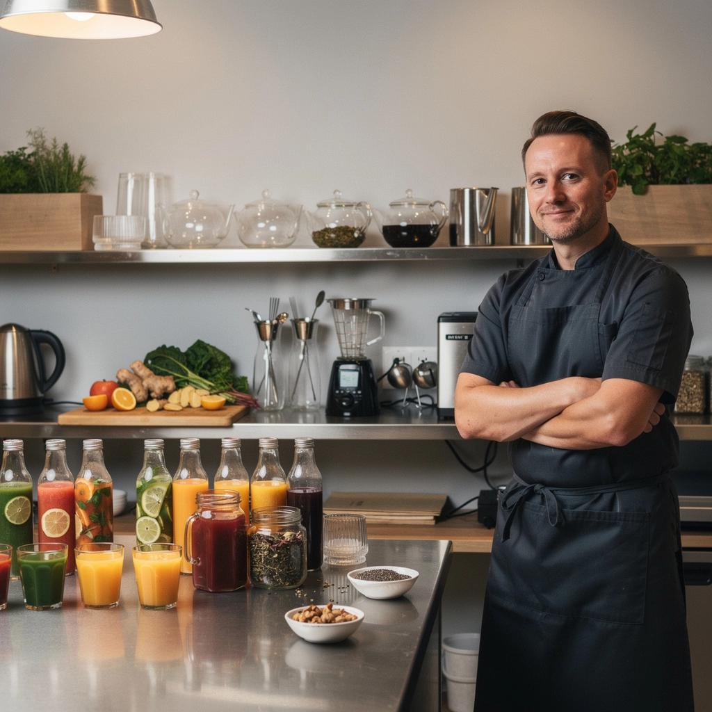 Fennel sėklų arbatos puodelis su garuojančiu skysčiu ir cinamonu šalia.